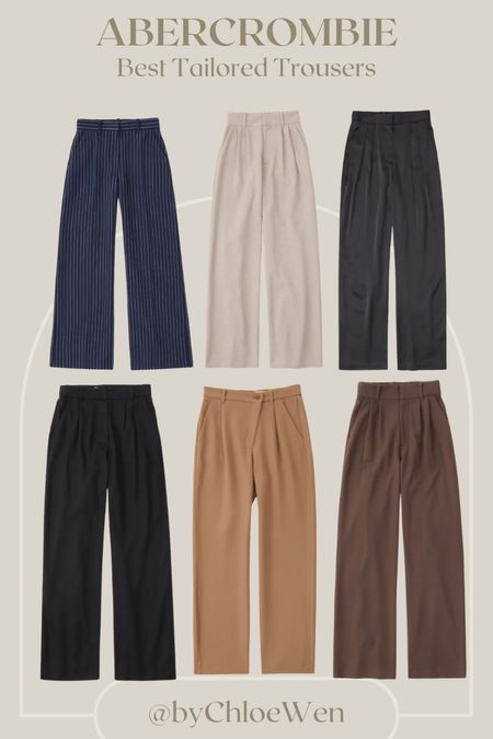 BEST OF A&F: Tailored Trousers!

#holiday
#christmas
#abercrombie
#abercrombiesale
#giftsforher
#giftguide
#trousers
#tailoredpants
#winter
#winterfashion
#winterstyle
#winteroutfits

#LTKHoliday #LTKxAF #LTKsalealert