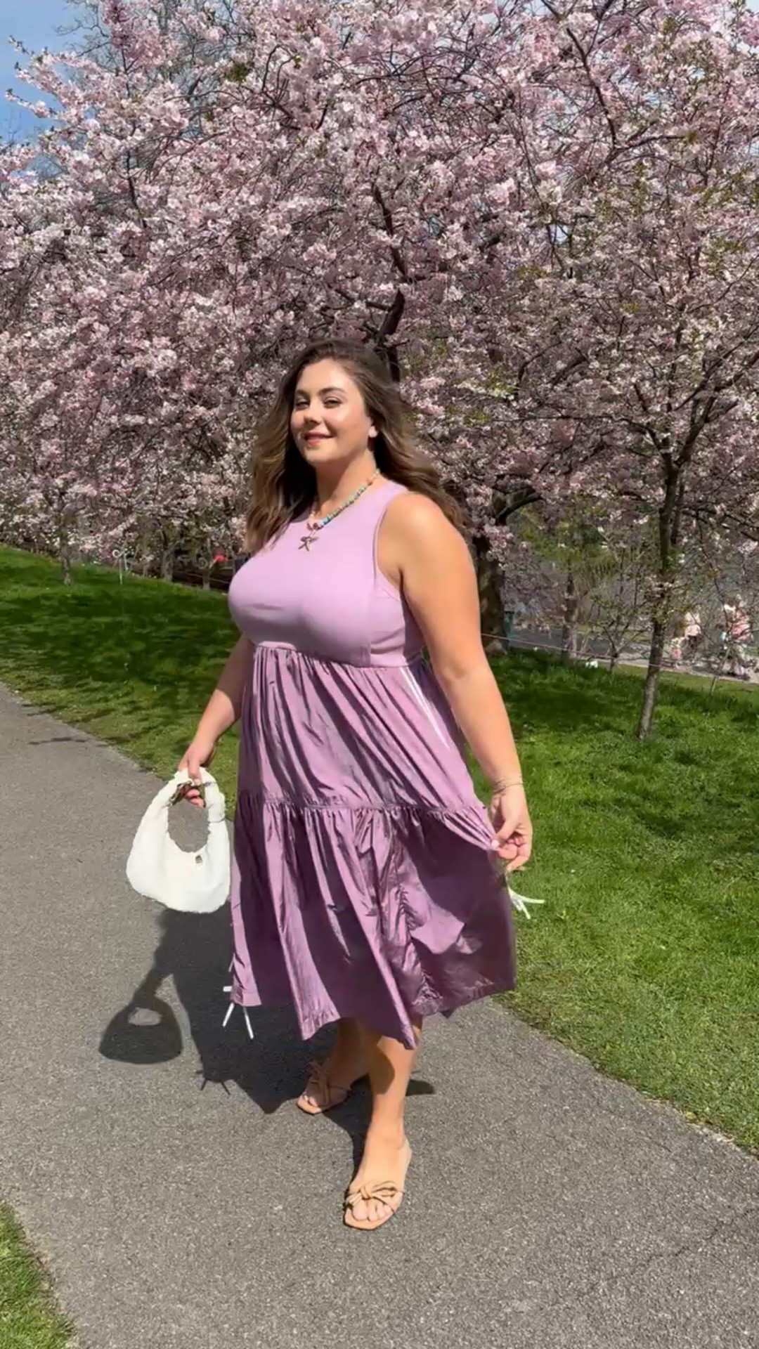 Wearing size 1X in dress - spring fashion 

*use CARALYN15 at Spanx on your first order 
*use CARALYNM at CAKES Body

#LTKMidsize #LTKStyleTip #LTKSeasonal