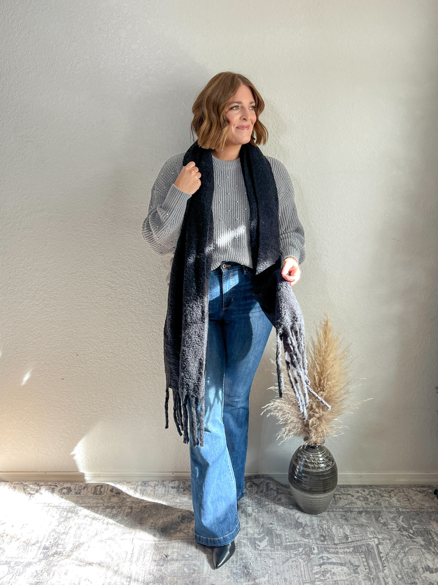 Dressy Casual Holiday Look

Sweater is Nine West from Kohls and sold out (linking similar)
Jeans old from WalMart (linking similar)
Boots size up 1/2 size 

#LTKfindsunder50 #LTKmidsize #LTKHoliday