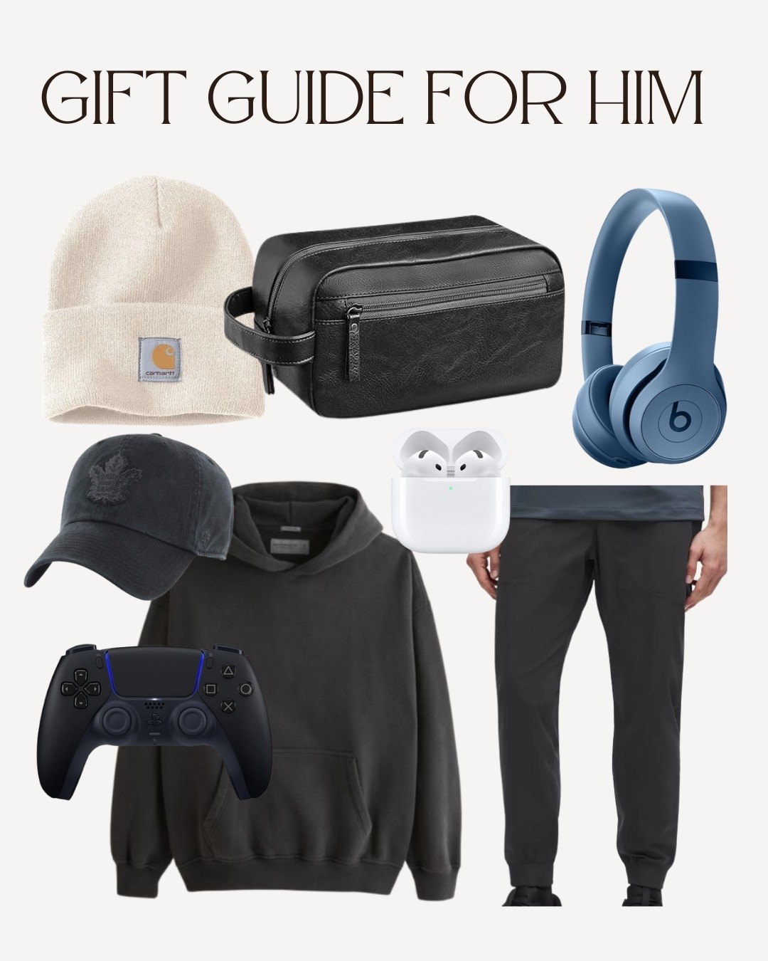 GIFT GUIDE FOR HIM 🖤


#giftideasformen #giftguide #forhim #christmasgift #gifts 

#LTKmens #LTKholiday #LTKgiftguide