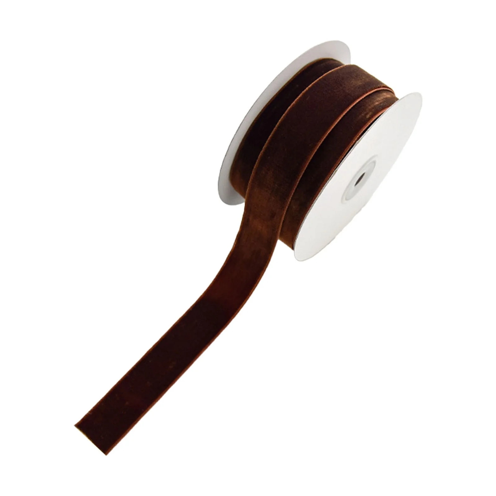 BINGLI Velvet Ribbon Single Thin Light Brown Velvet Ribbon for Gift Wrapping Brown Ribbon for Chr... | Walmart (US)