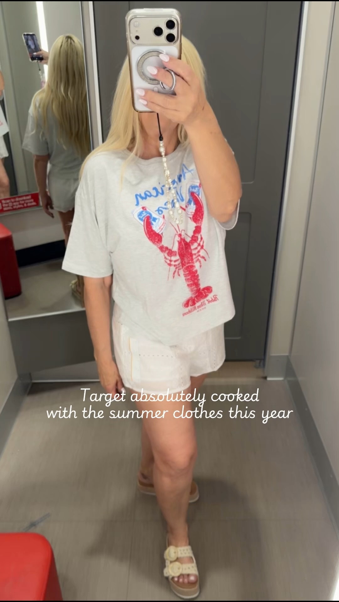 Sharing my Target summer try on haul featuring feminine summer tops, patriotic outfits, activewear, graphic tanks and casual hot weather outfit ideas. Affordable summer clothing finds that are cute, comfortable and easy to wear on repeat.

#LTKPetite #LTKootd #LTKSeasonal