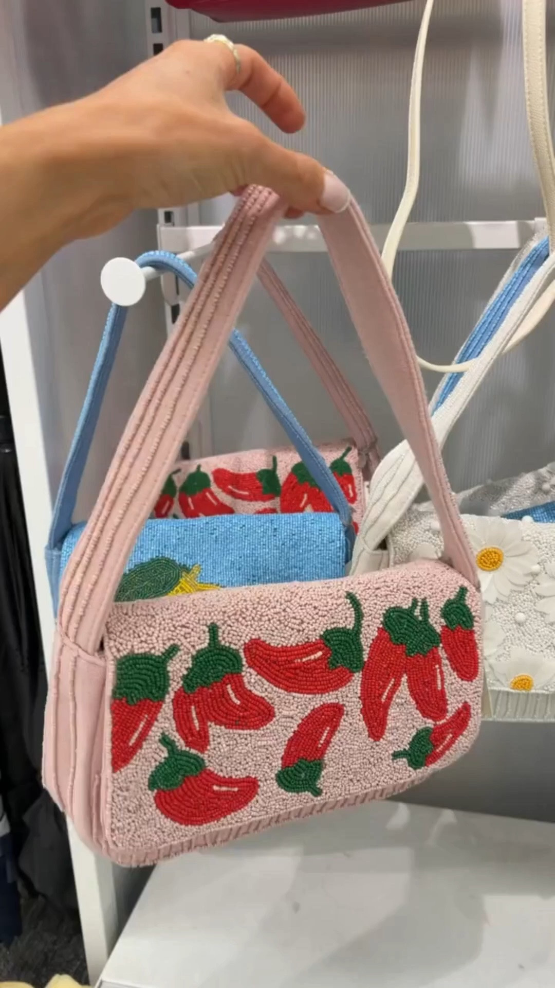 Okay wait these little beaded chilis are so cute!! 🥰

#target #beadedhandbag #fashionfinds

#LTKSeasonal #LTKdayinmylife #LTKootd