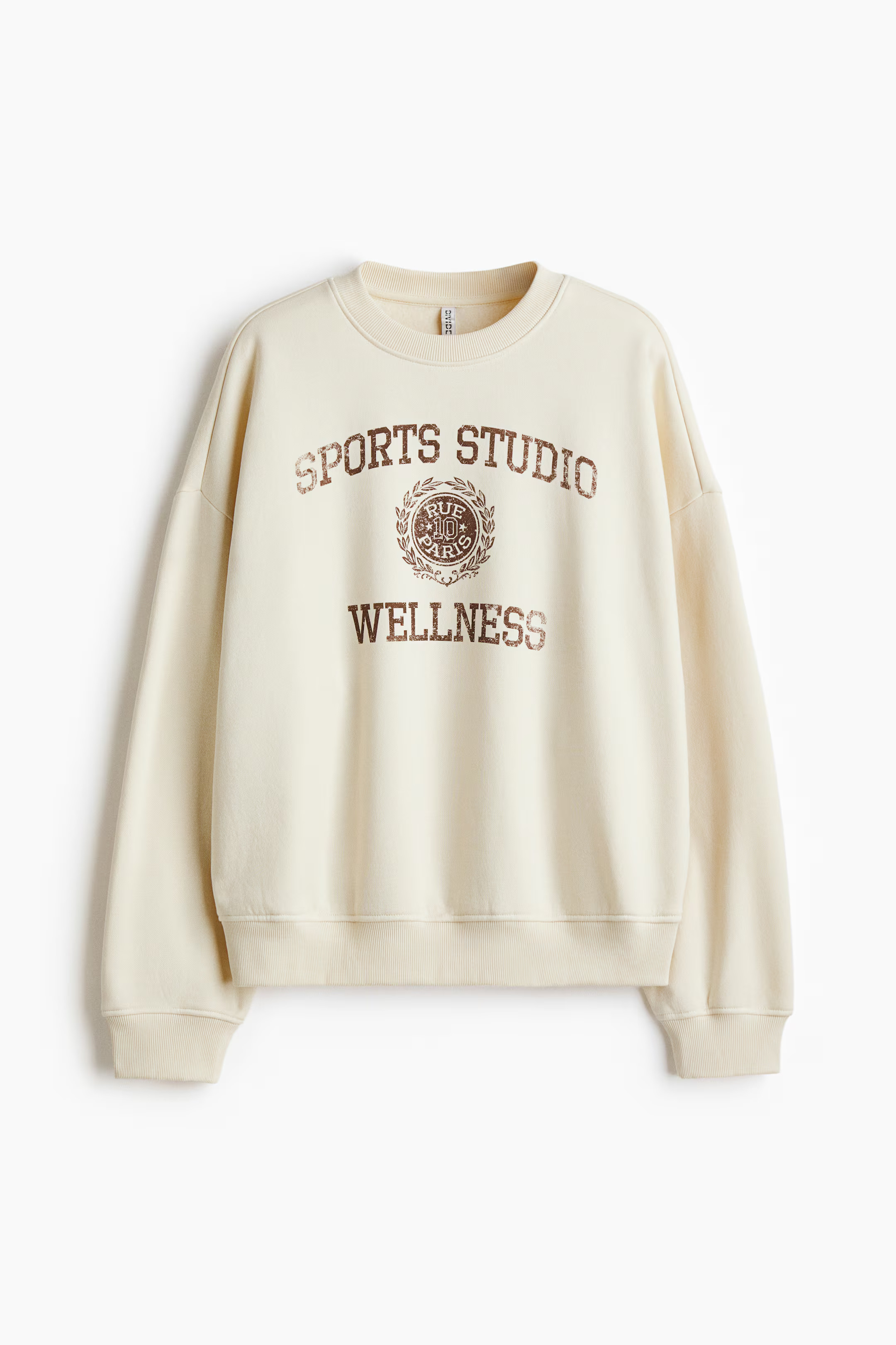 Motif-detail sweatshirt | H&M (UK, MY, IN, SG, PH, TW, HK)