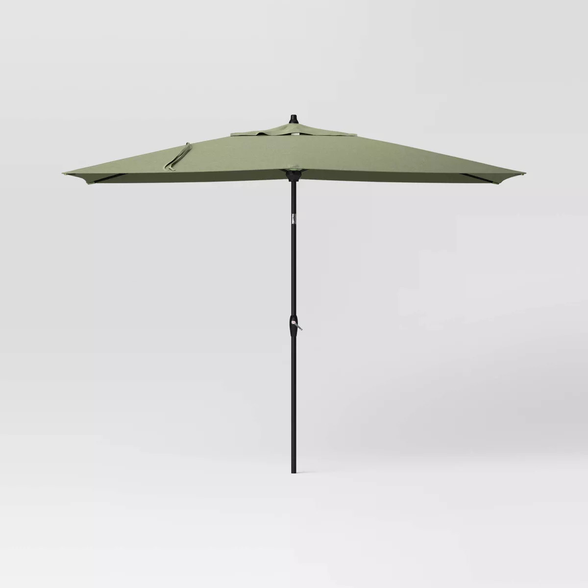 6'x10' Rectangular Outdoor Patio Market Umbrella with Black Pole - Threshold™ | Target