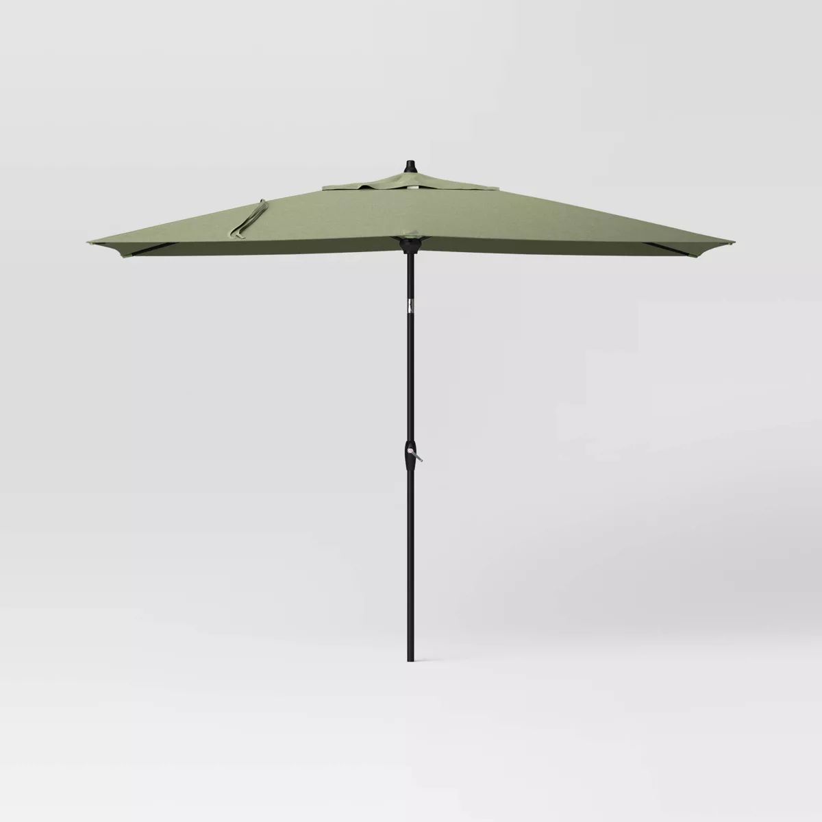 6'x10' Rectangular Outdoor Patio Market Umbrella with Black Pole - Threshold™ | Target