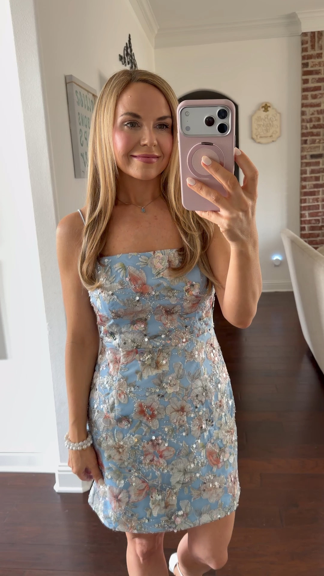 Sequin mini dress on sale for $70 using promo code: WOMENSDAY 

perfect for vacation, wearing a small 

#LTKSaleAlert #LTKSpringSale #LTKTravel