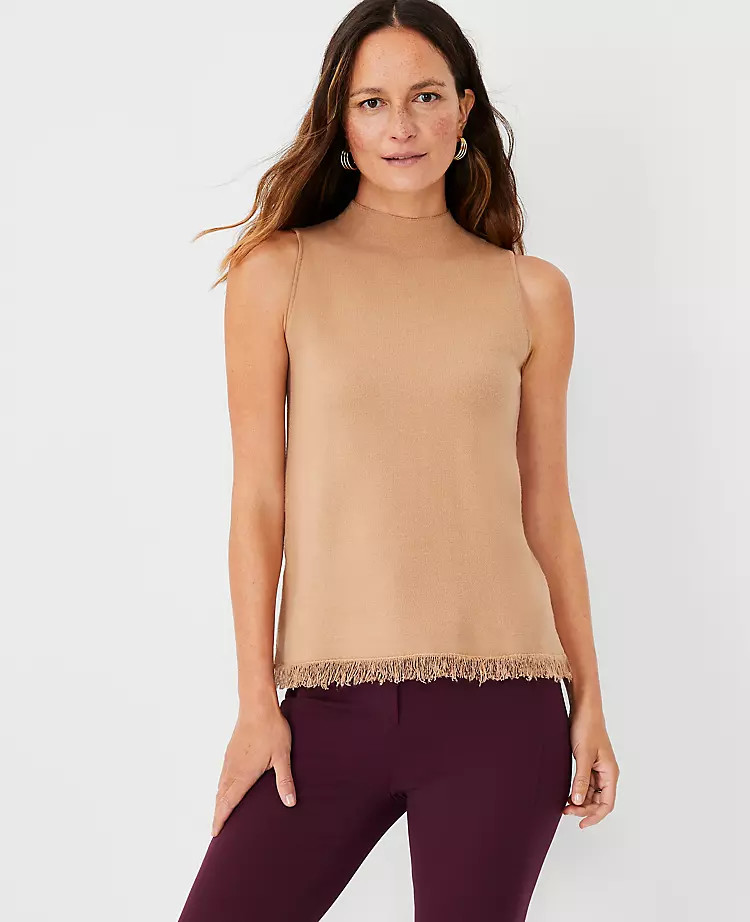 Fringe Sweater Shell | Ann Taylor (US)