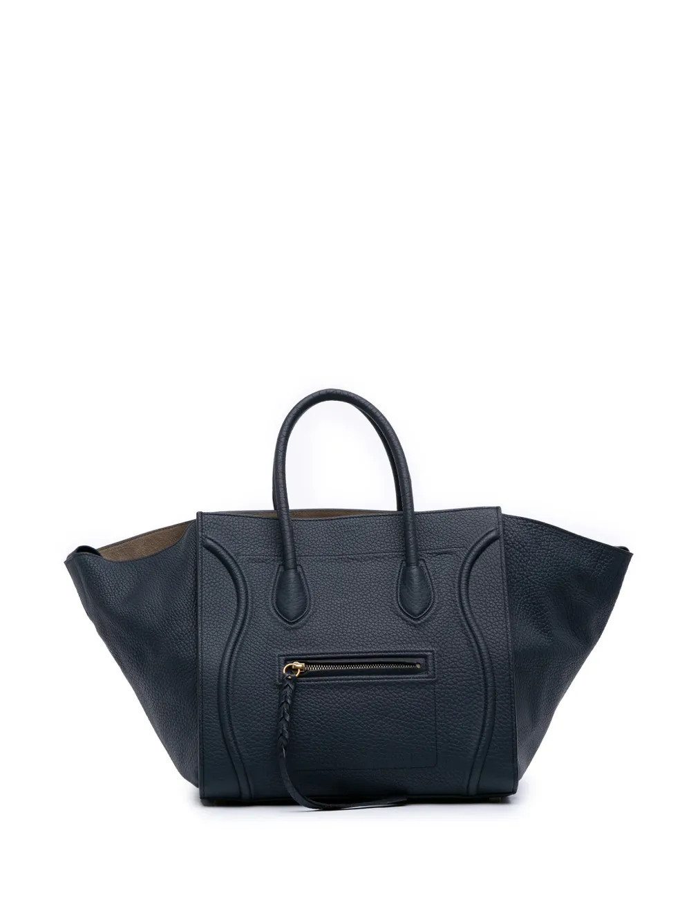 Celine Pre-Owned 2014 Medium Grained Calfskin Phantom Luggage tote bag - Blue | Farfetch Global