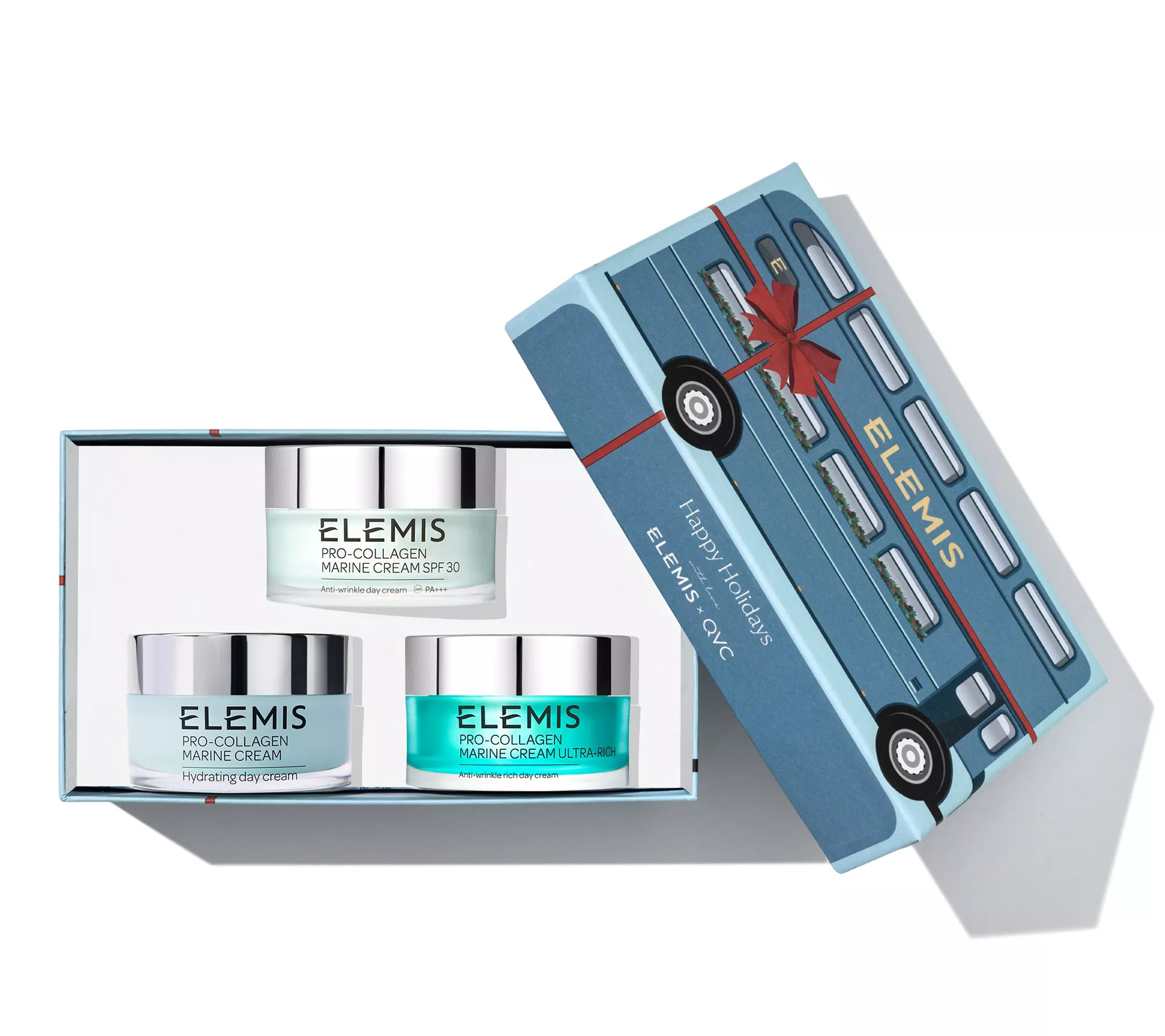 ELEMIS Pro-Collagen Marine Cream Trio Holiday Gift Set - QVC.com | QVC