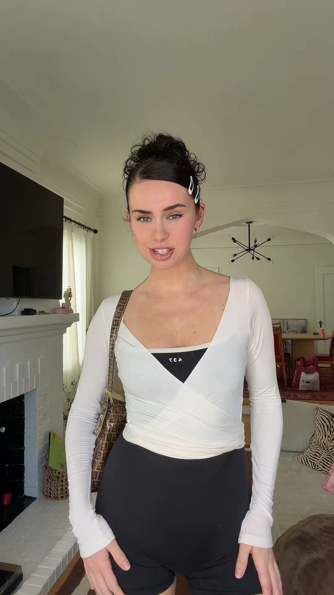 This wrap top gets worn like … 3x a week lol it’s my fav #pilatesoutfit

#LTKVideo #LTKActive