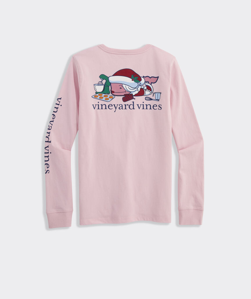 Women's Mrs. Claus Whale Bakeshop Long-Sleeve Pocket Tee | vineyard vines