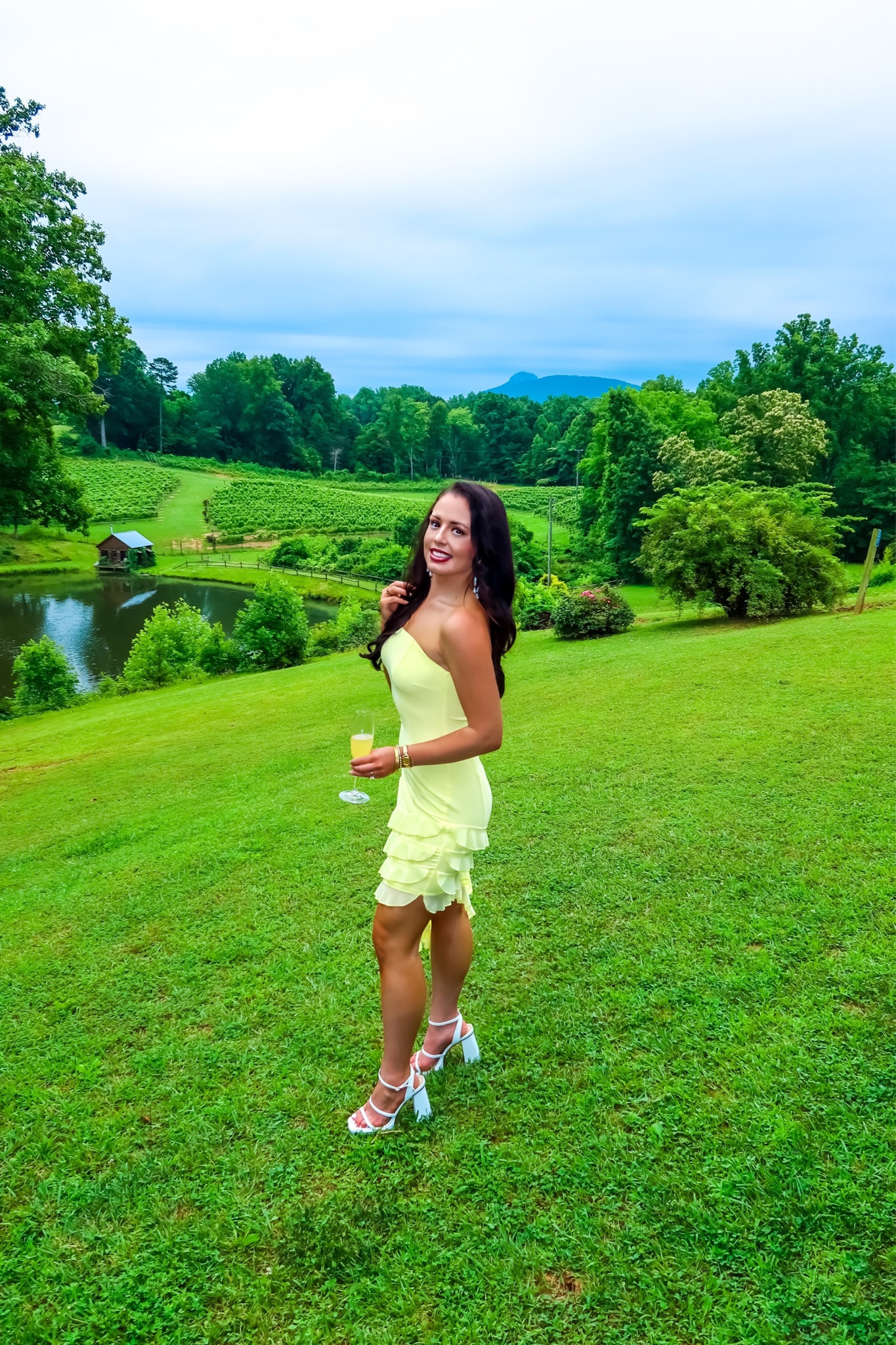 Under $40 amazon strapless asymmetrical ruffle dress (small, 5+ colors), under $15 amazon pearl statement earrings and under $40 amazon white block heel— a perfect wedding guest look! #founditonamazon 


#LTKWedding #LTKSaleAlert #LTKFindsUnder50