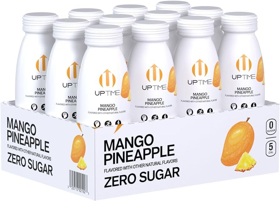 UPTIME – Mango Pineapple - Zero Sugar (12 Pack), Premium Energy Drink, 12oz Cans, Natural Caffe... | Amazon (US)
