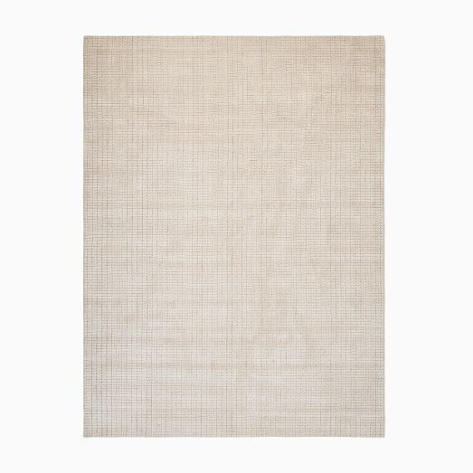 Margaux Grid Wool Rug | West Elm (US)