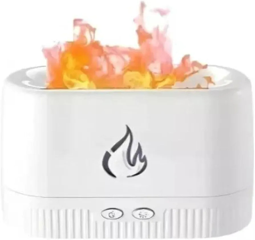 Umidificador de Ar Ultrassônico Luminária USB Difusor Aromatizador Vaporizador Portátil Chama ... | Amazon (BR)