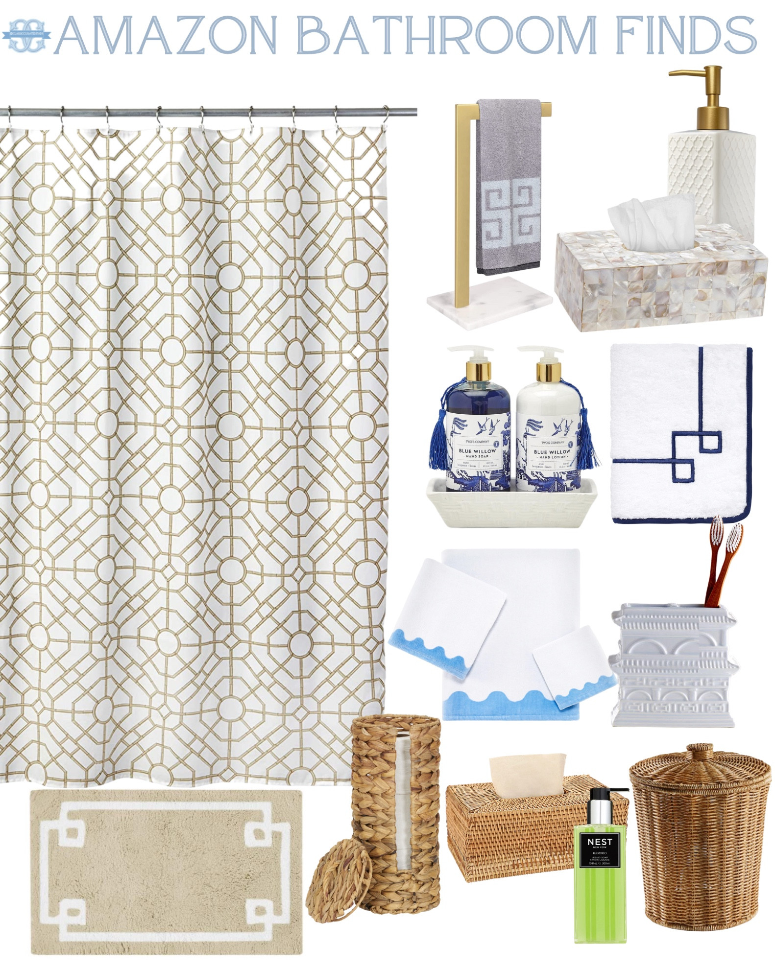 Bathroom Finds on Amazon!🛁🤍


Bathroom Decor, bathroom inspo, Home Decor, Bathroom accessories, Shower Curtain, Bath Mat, Hand Towels 

#LTKFind #LTKhome