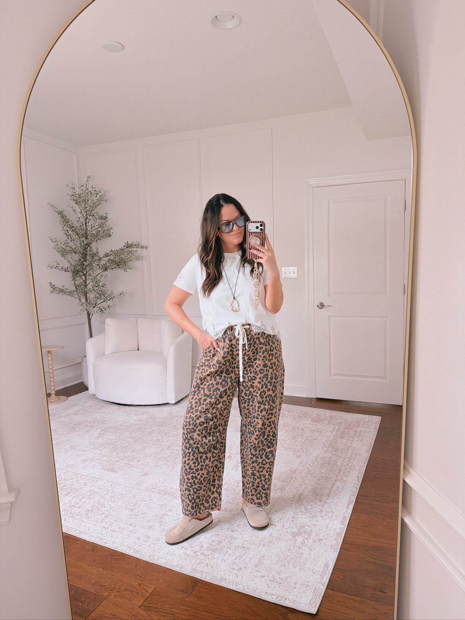 Wearing an XL in the top and the pants 

 #LTKSeasonal #LTKMidsize