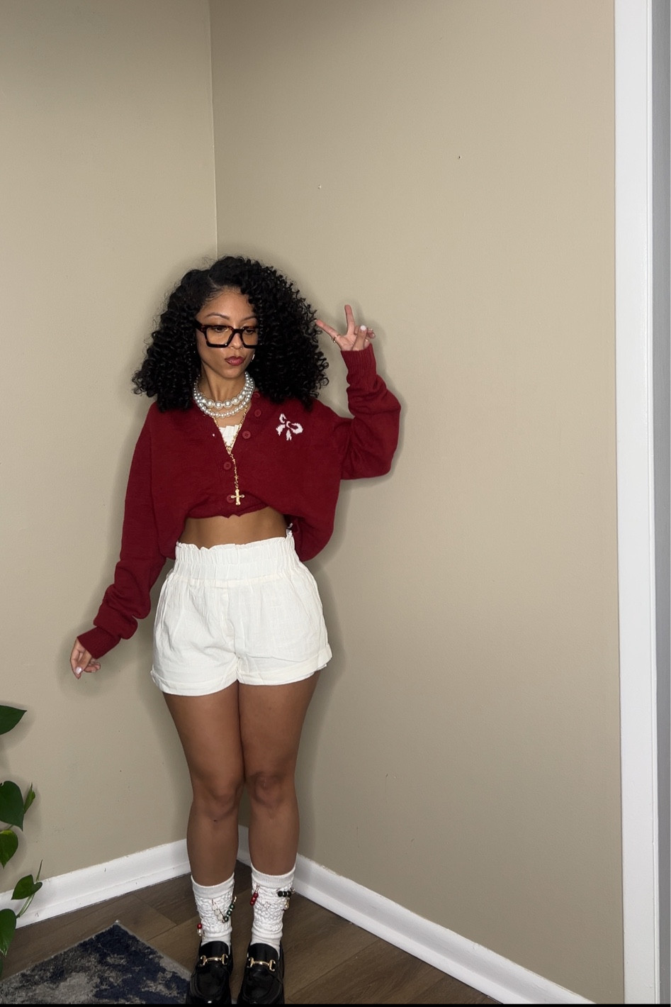 Short set: size 0; Cardigan: size 0 (true to size) 

#LTKSaleAlert #LTKStyleTip #LTKSeasonal