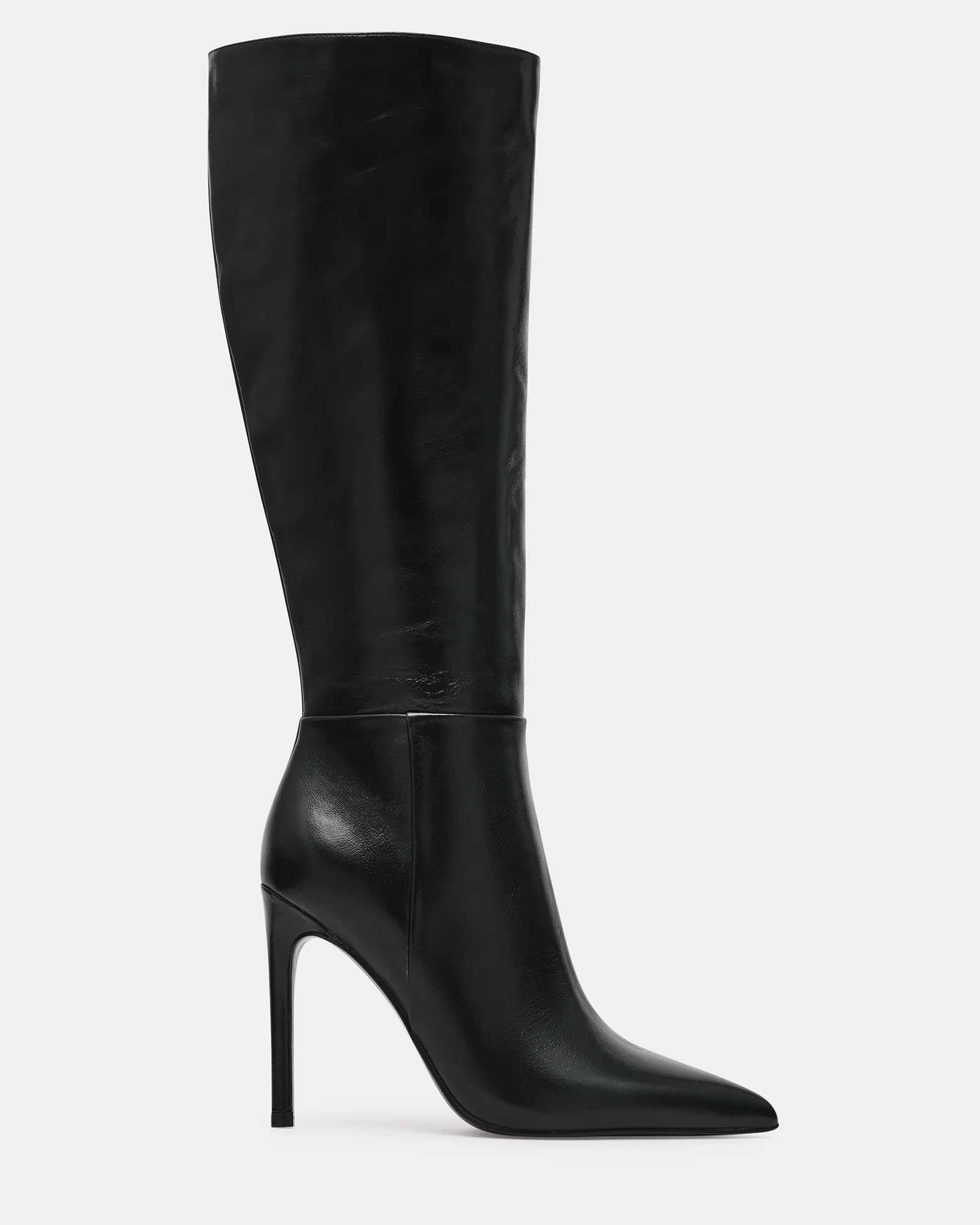 Steve Madden Women's Nitro Knee High Boots - Black - Size 8 - Leather | Steve Madden (US)