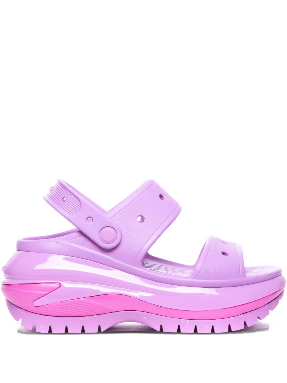 Crocs Mega Crush chunky platform sandals - Pink | Farfetch Global