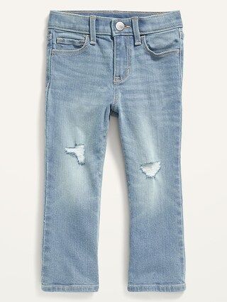 Unisex High-Waisted Ripped Slouchy Straight Jeans for Toddler | Old Navy (US)