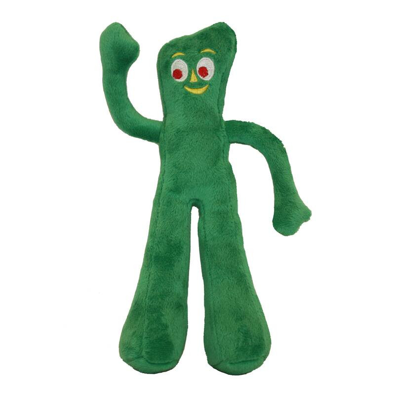 MULTIPET - Gumby Green Plush Dog Toy Medium 1 pk - Multicolored | Best Buy U.S.
