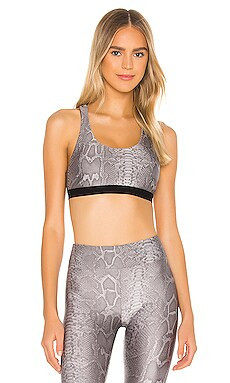 KORAL Tax Infinity Sports Bra in Reptile from Revolve.com | Revolve Clothing (Global)