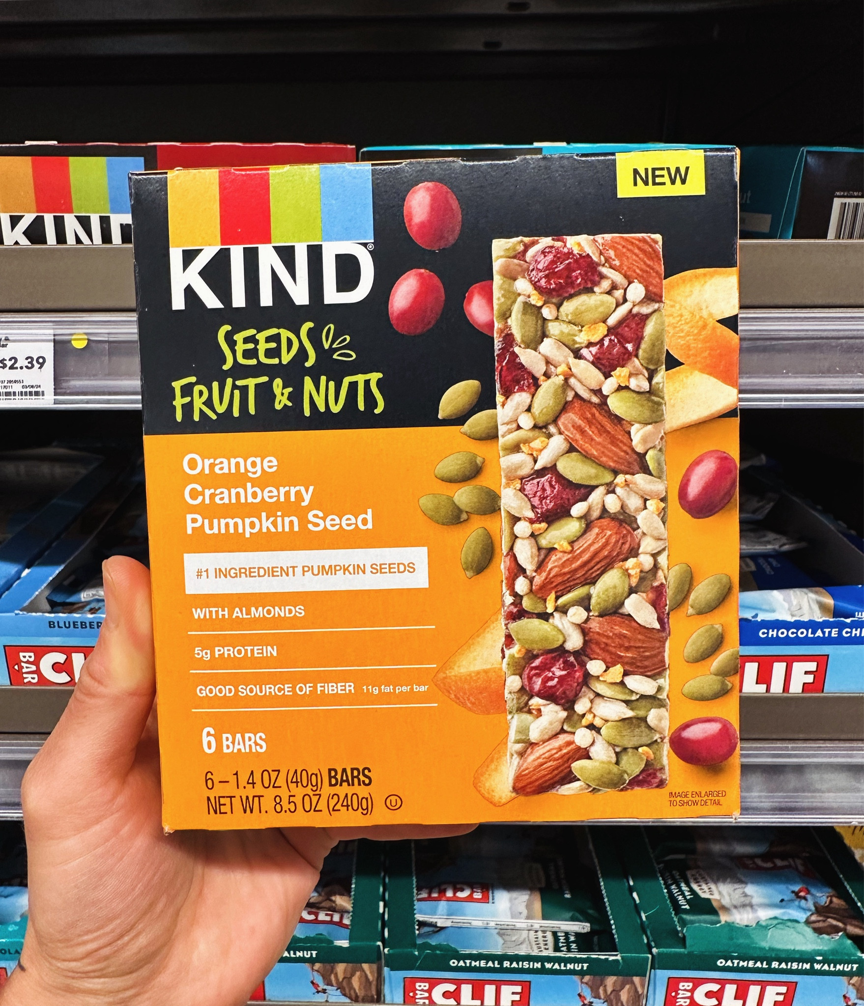 ❗️NEW❗️seeds, fruit, & nuts bars from kind snacks on shelves! 🤩

#orangecranberry is such a stellar flavor combo…and i bet the texture of these bars is amazing with all the different #nutsandseeds.🍊🌰

#LTKhome #LTKSeasonal #LTKfindsunder50