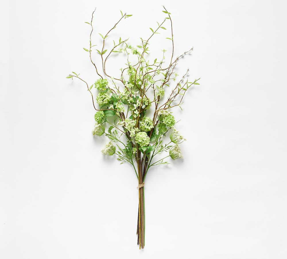 Faux Elevated Hydrangea Branch Bundle | Pottery Barn (US)