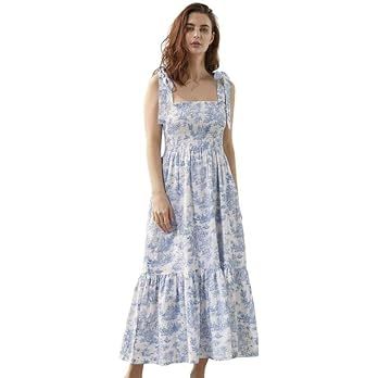 NOTHING FITS BUT Women’s Classic Linen Cotton Nursing Dress, Cotton Minji Maternity Gown, Casua... | Amazon (US)
