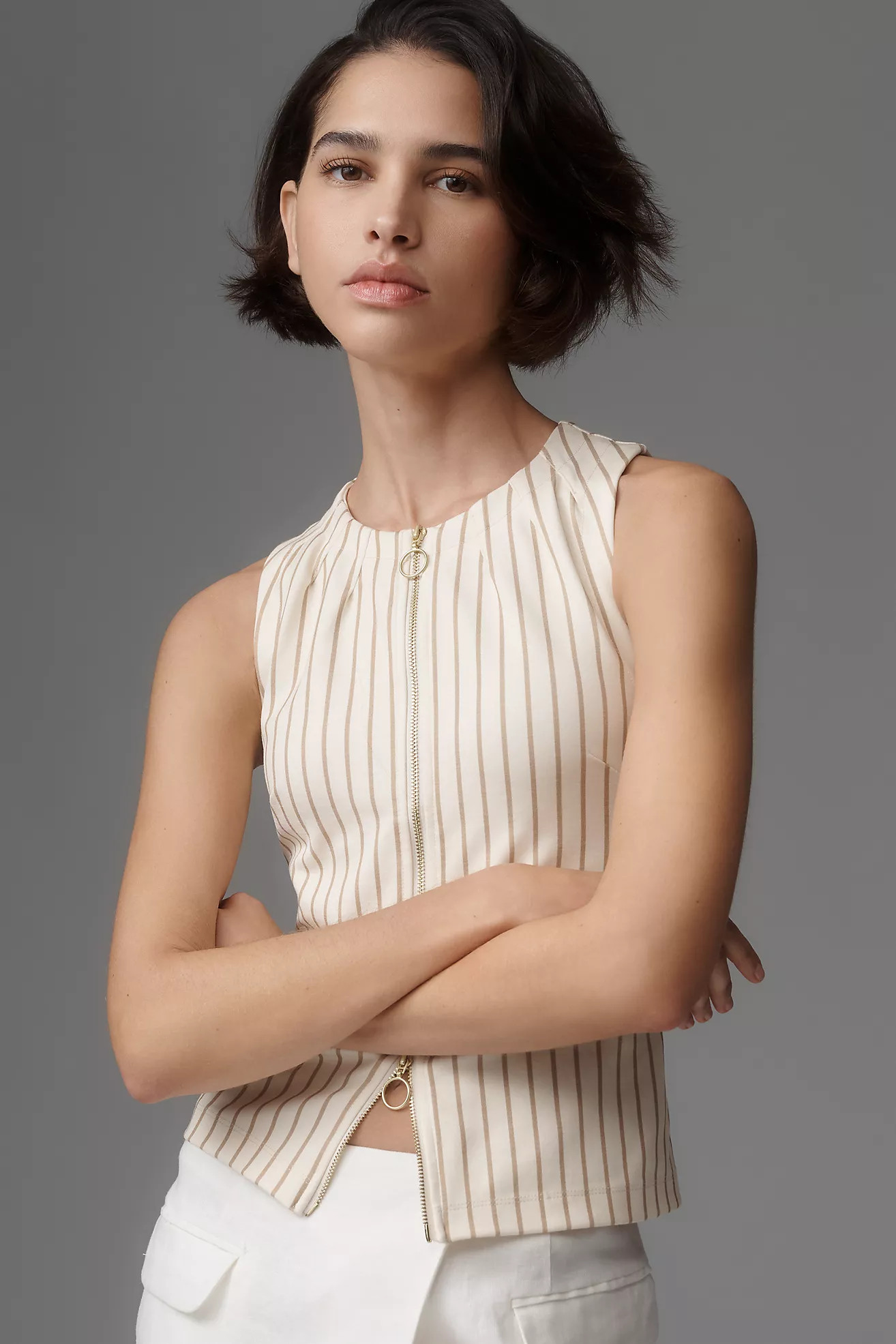 By Anthropologie Zip-Front Shell | Anthropologie (US)