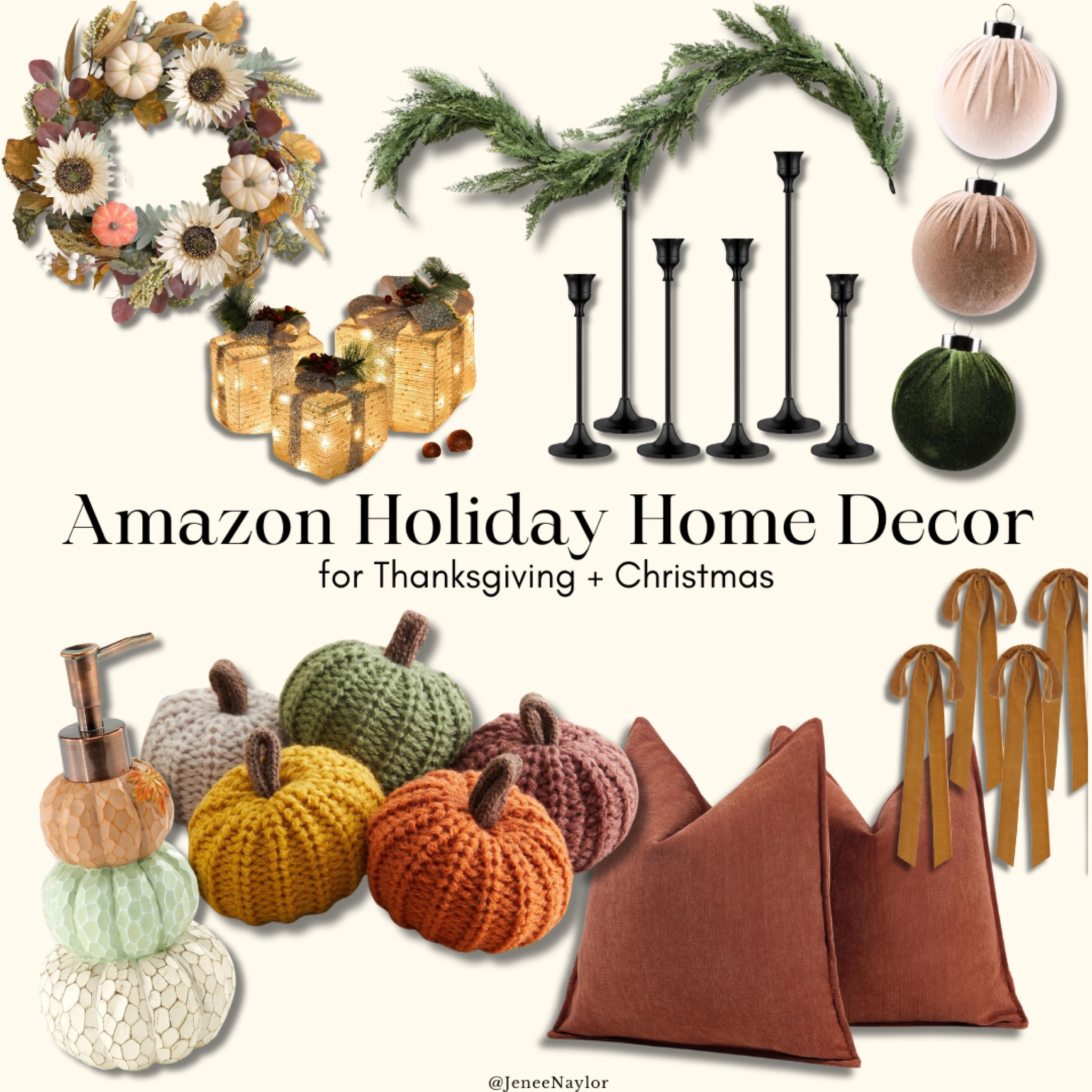 The perfect home holiday decor round up from Amazon! 

#LTKHoliday #LTKSeasonal #LTKHome