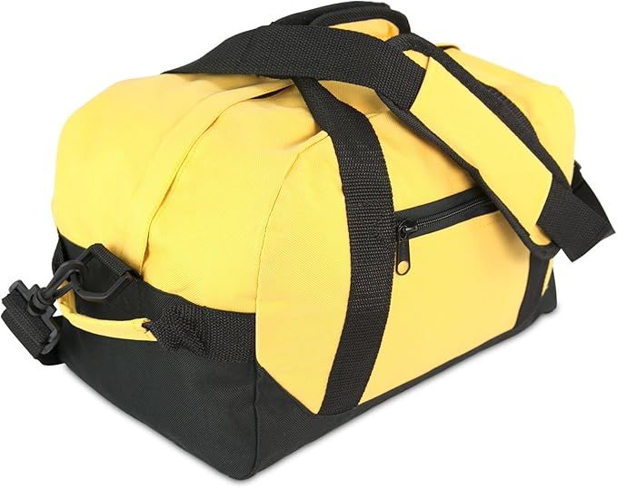 DALIX 14" Small Duffle Bag Two Toned Gym Travel Bag | Amazon (US)
