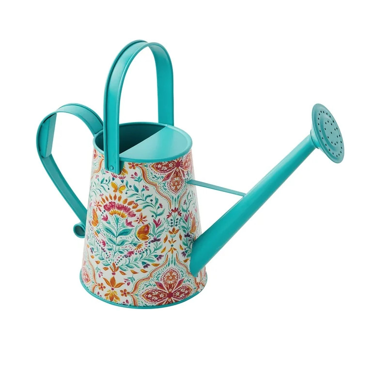 The Pioneer Woman 0.53 gal Folk Geo Metal Watering Can | Walmart (US)