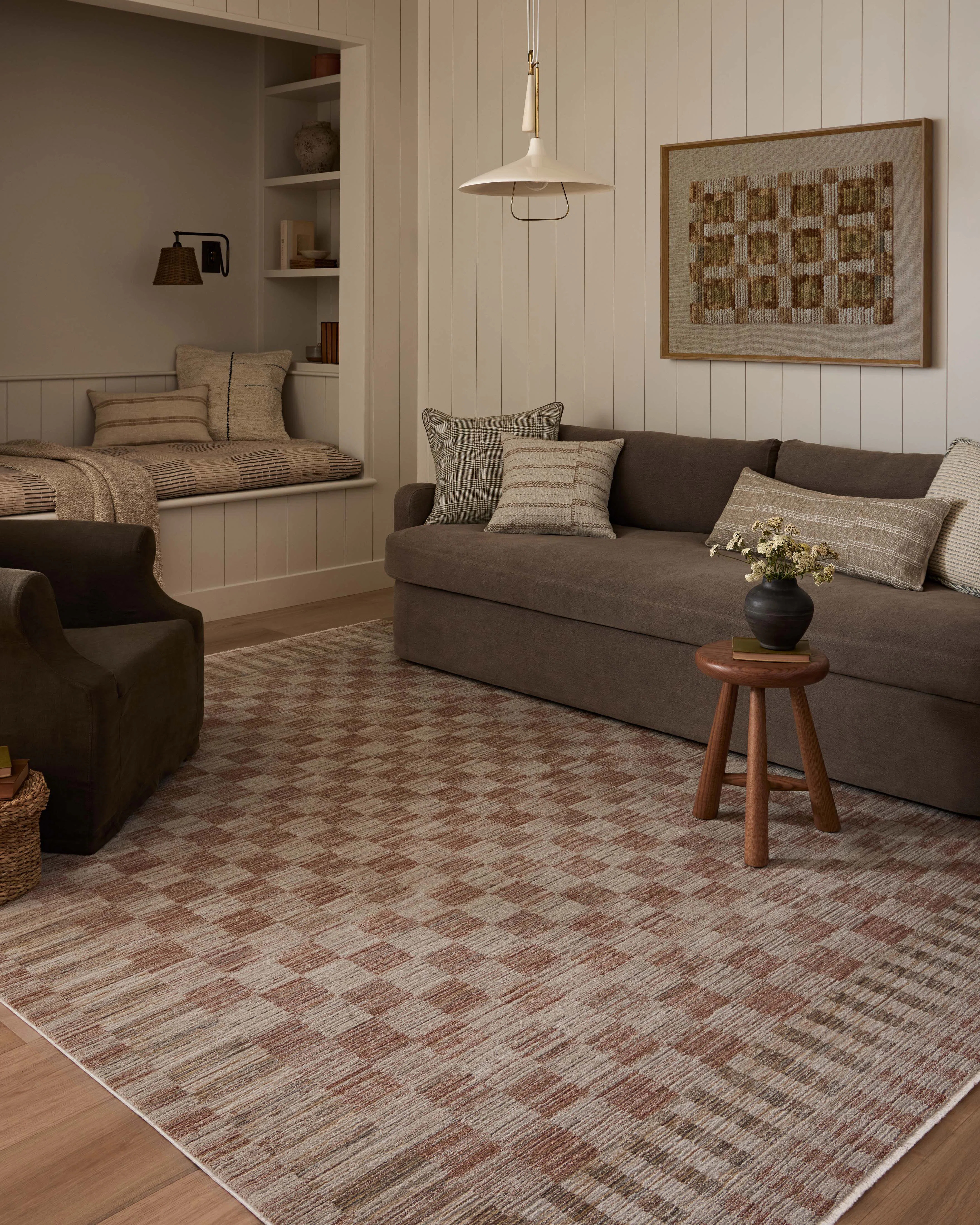 Amber Lewis x Loloi Cali Brick / Natural Area Rug | Wayfair North America