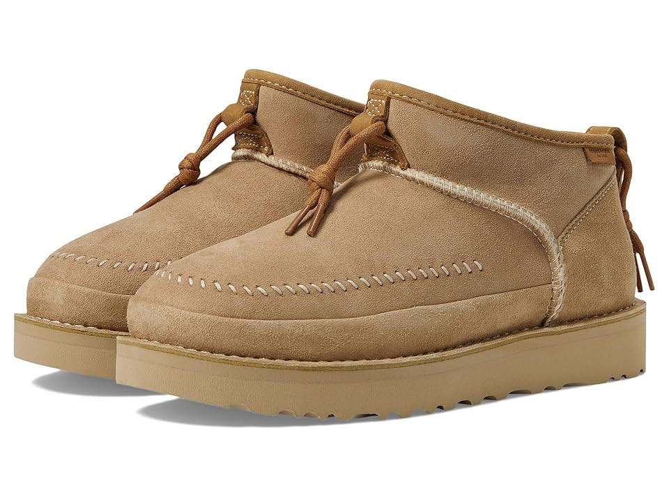 UGG Ultra Mini Crafted Regenerate Boots Sand : Men's 7 - Women's 8 Medium | Zappos