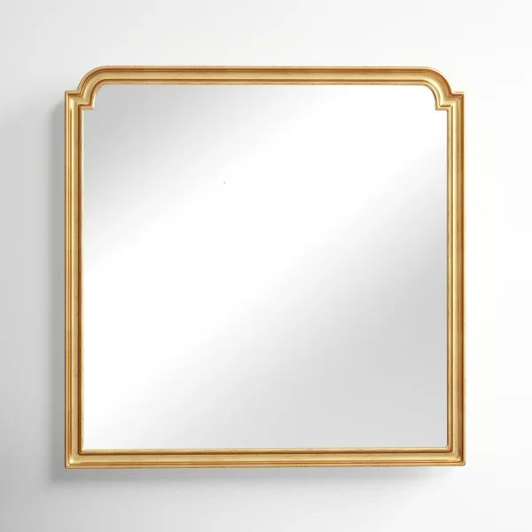 Toriane Wood Square Wall Mirror | Wayfair North America