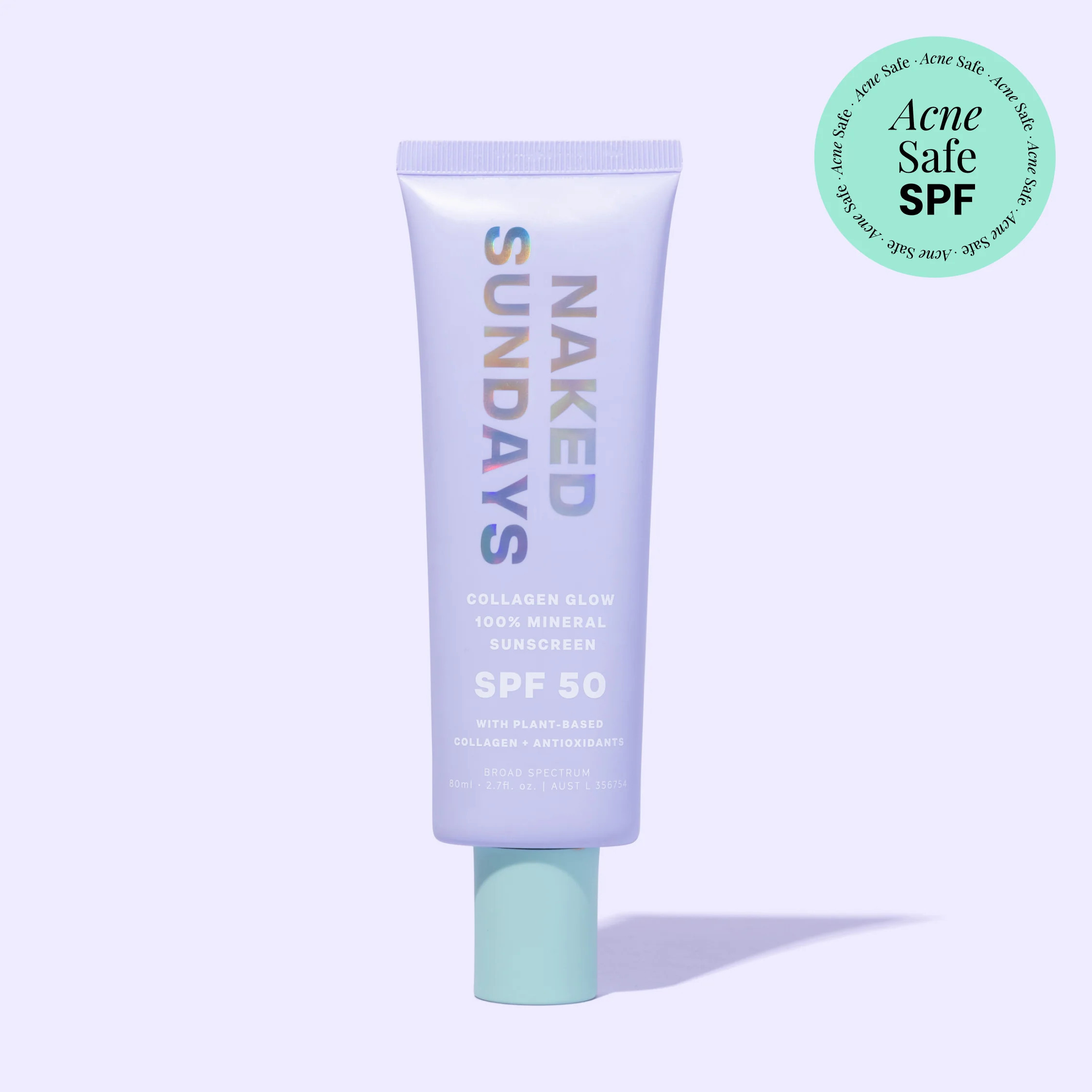 SPF50+ Collagen Glow 100% Mineral Perfecting Priming Lotion Jumbo | Naked Sundays (US)