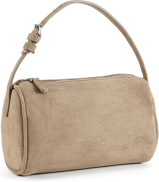 Molodo PU Leather Cylinder Bag for Women Versatile Handheld Crossbody Small Bag with Adjustable S... | Amazon (US)