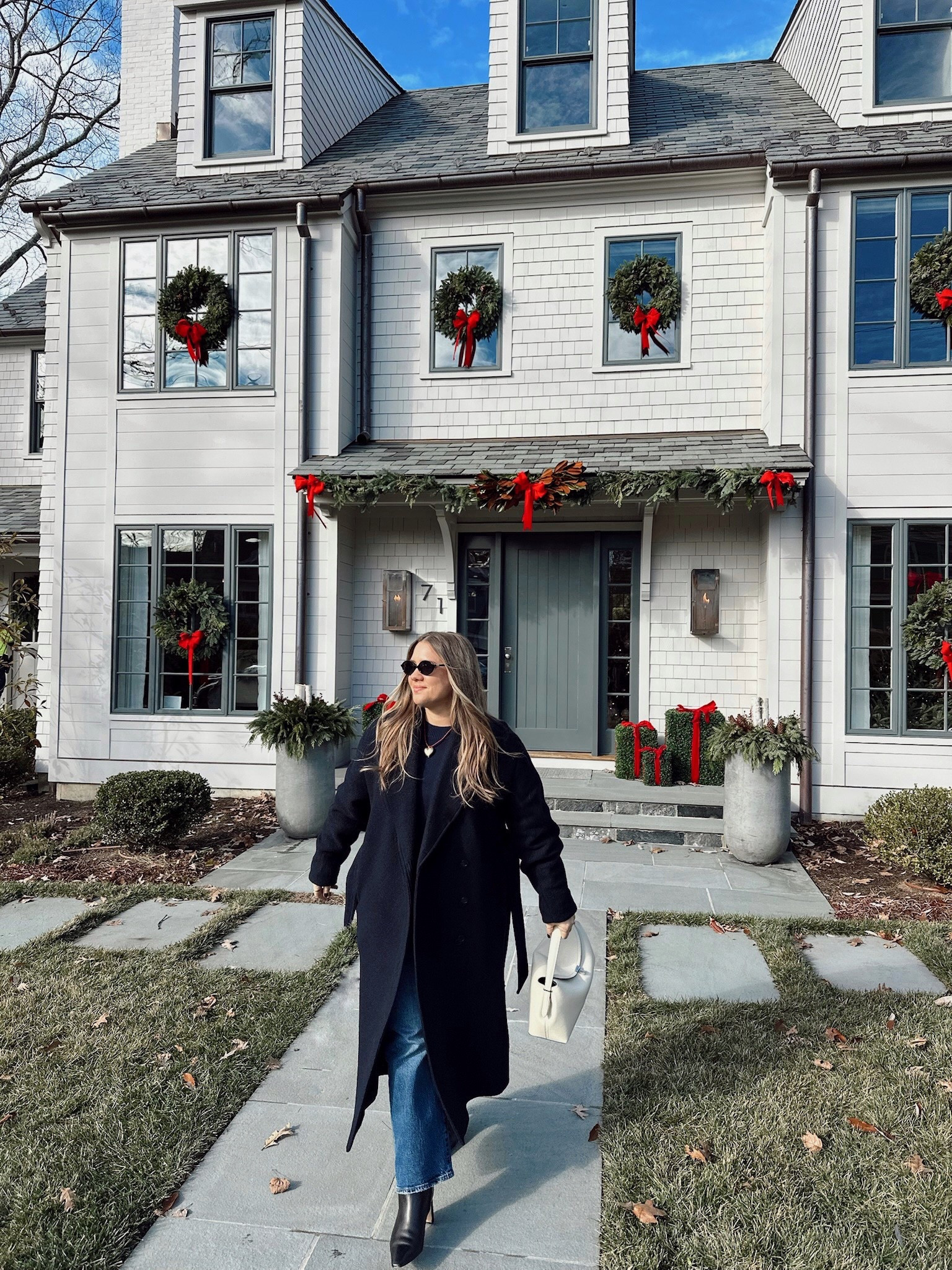 Wool coat & cashmere sweater both in navy tts 

#LTKootd #LTKgrwm #LTKHoliday