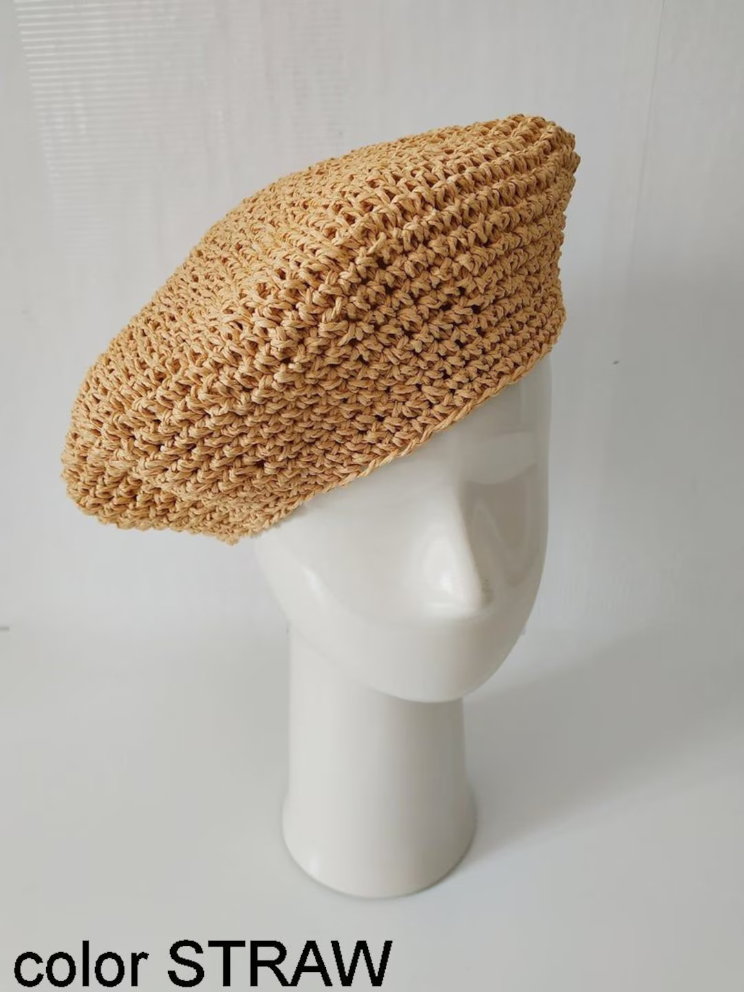 Damenmütze, Strohhut Damen, Raffia Sommerhut, Sonnenhut, Baskenmütze Sommer, Baskenmütze Damen... | Etsy (US)