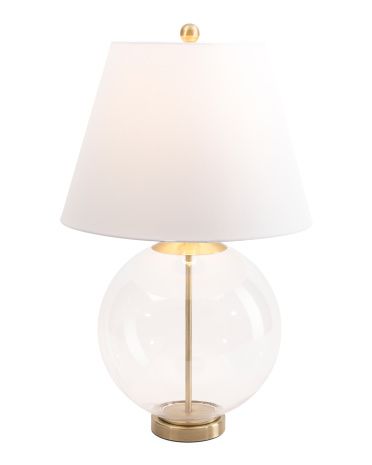 25in Glass Ball Table Lamp | Furniture & Lighting | Marshalls | Marshalls