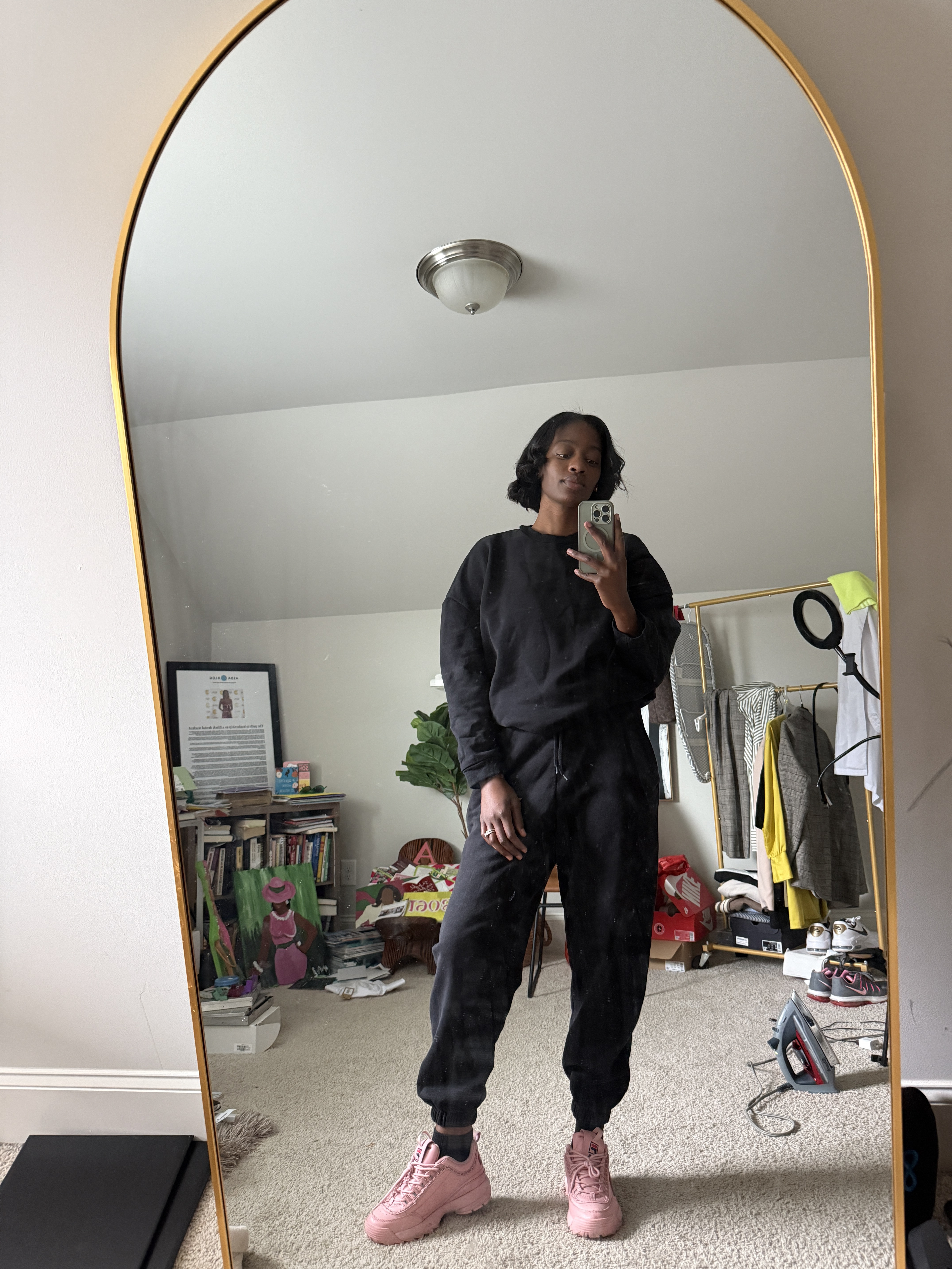 A black set is a wardrobe essential for me! 