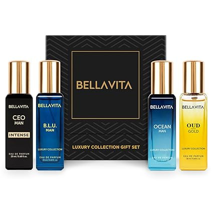 BellaVita Luxury Collection Eau De Parfum Gift Set (4x20ml) | Premium Unisex Perfume Set | Notes ... | Amazon (US)