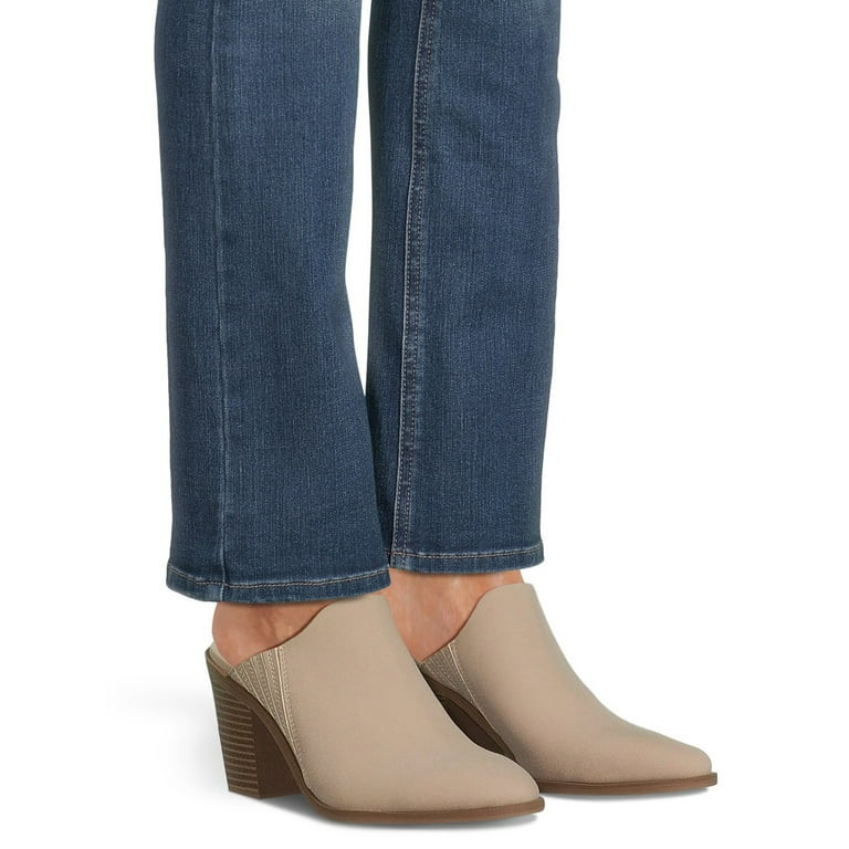 Time and Tru Women's Block Heel Mules | Walmart (US)