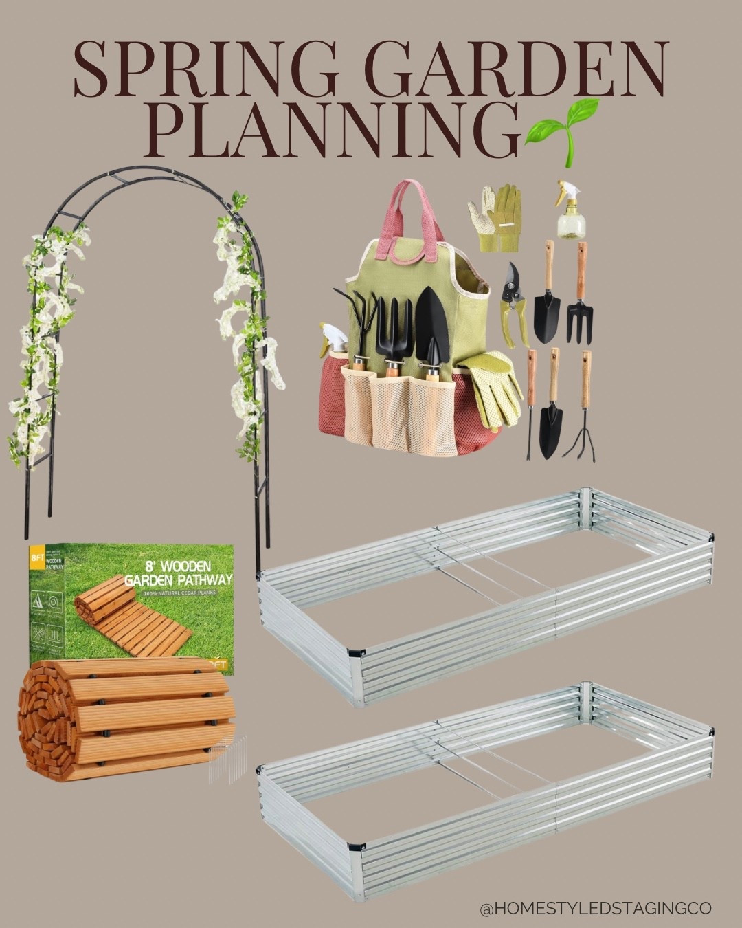 Ready for my spring garden 🪴 
If you’re thinking of starting one here are some budget friendly finds ! 

#LTKSeasonal #LTKHome #LTKBeauty