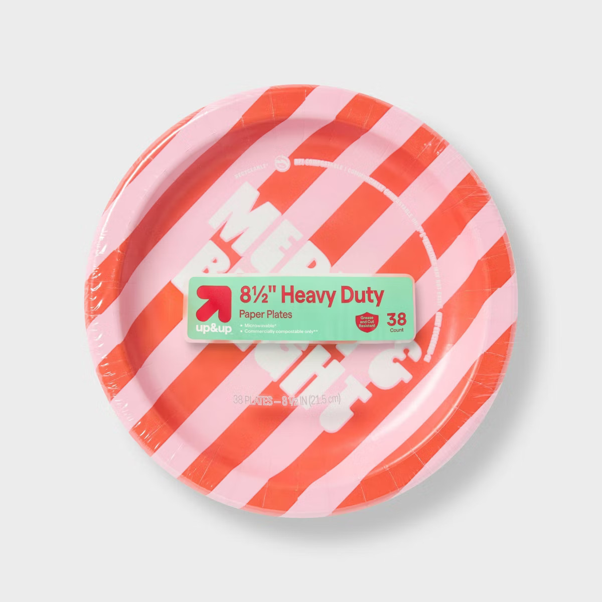 Holiday Disposable Plates - Merry & Bright - 8.5" - 38ct - up&up™ | Target