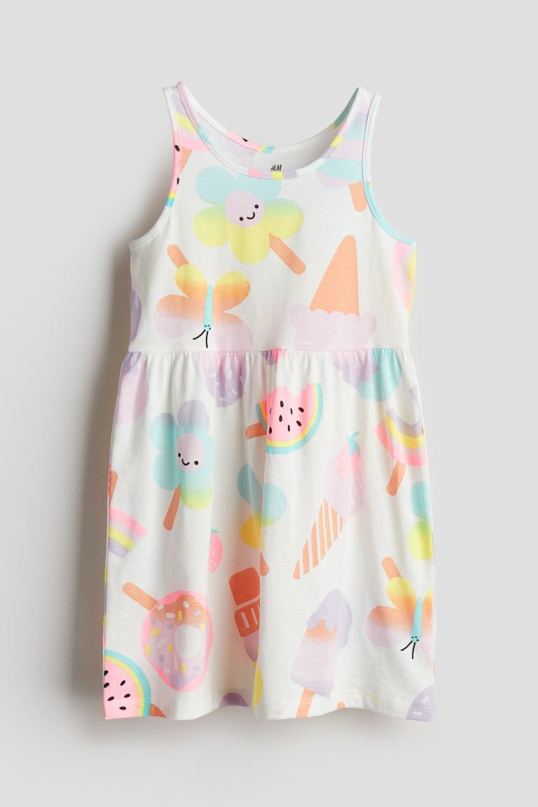 Patterned Cotton Dress | H&M (US + CA)