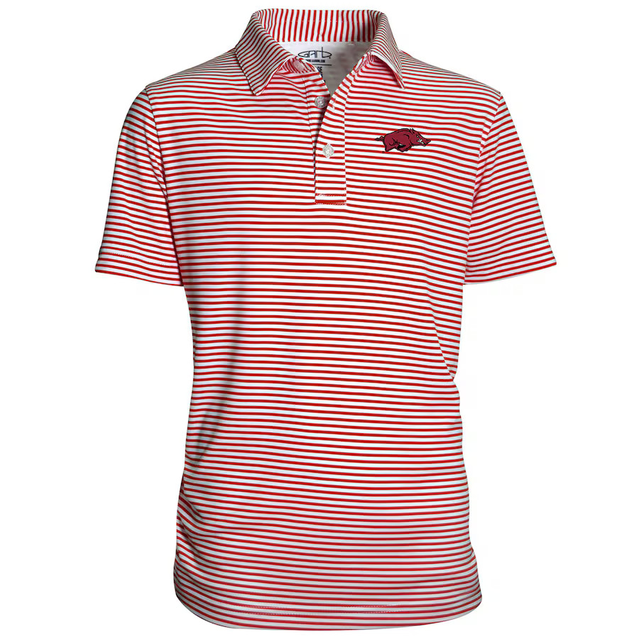 Arkansas Razorbacks Garb Youth Carson Polo - Cardinal | Fanatics